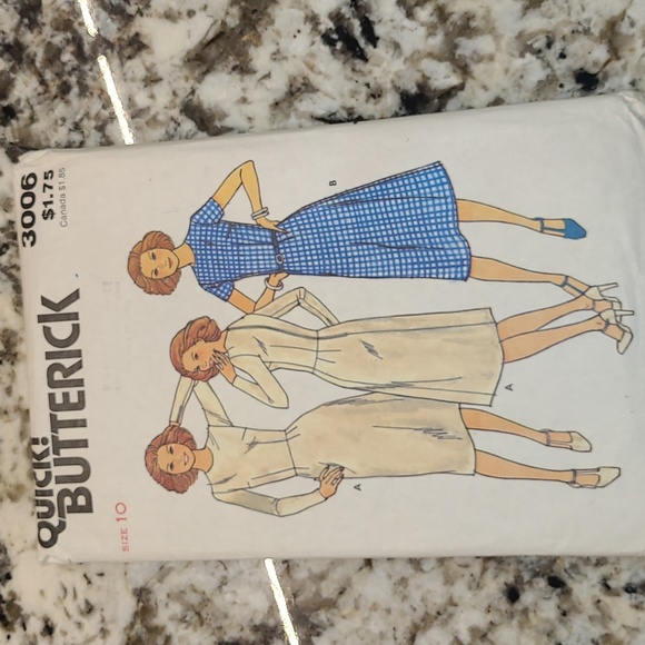 3/$20 butterick size 6 uncut sewing pattern - Picture 1 of 2
